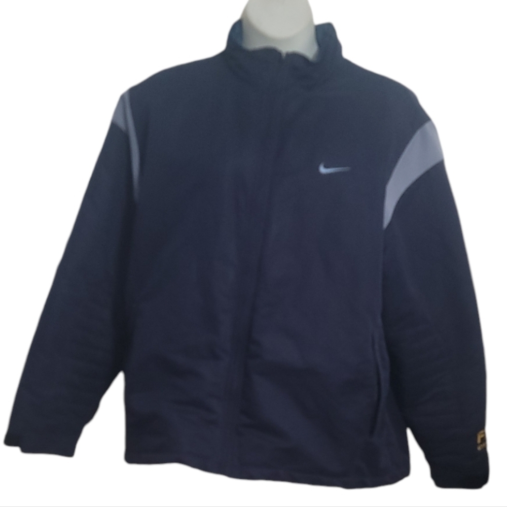 Nike vintage y2k navy blue jacket fish crew 2001 xl coat